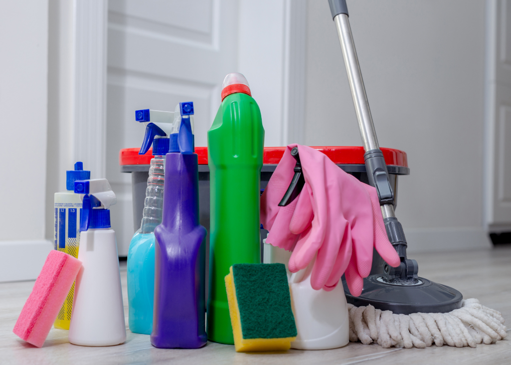 Image of cleaning products