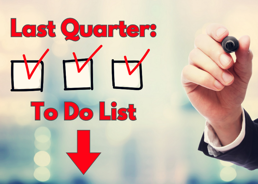 Last Quarter To Do List